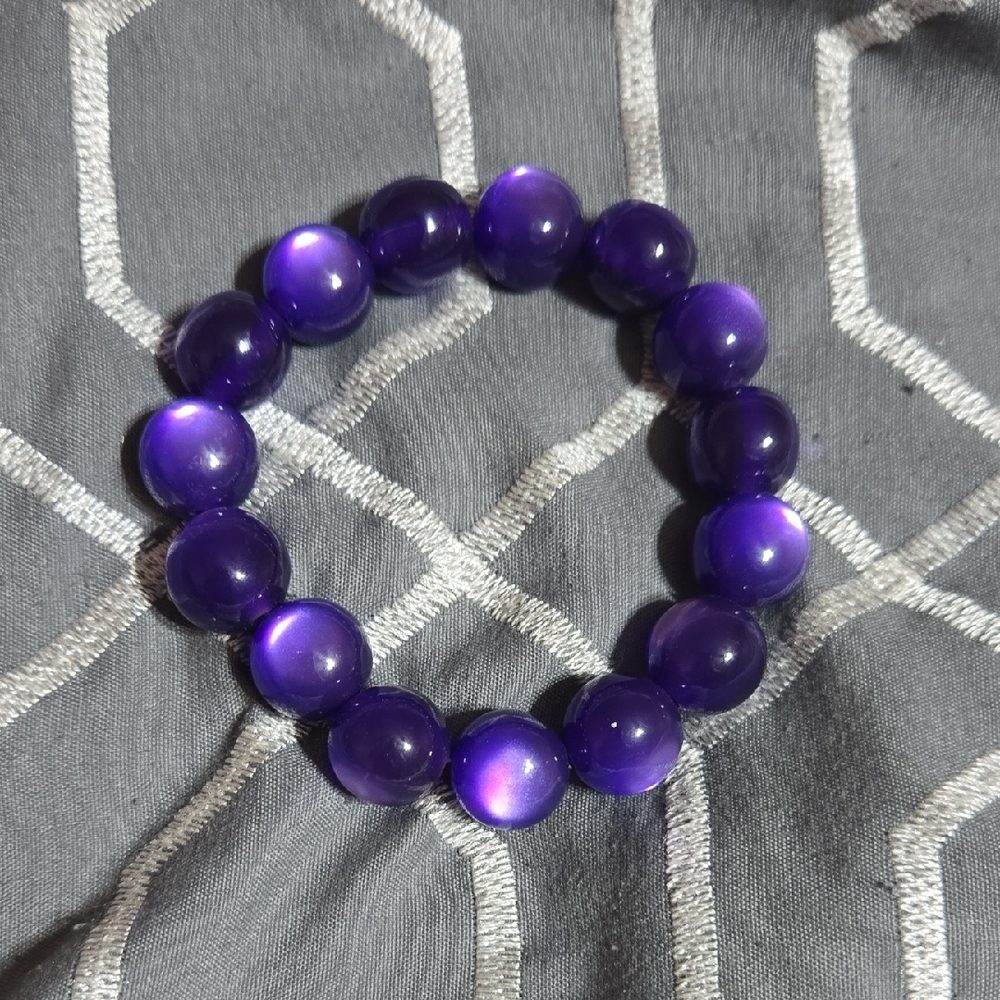 Purple Bauble Bracelet
